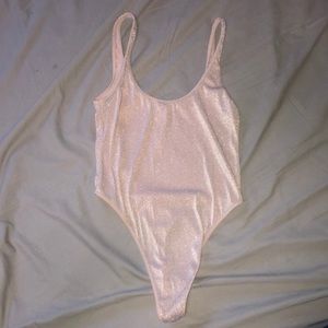 Sparkly thong bodysuit forever 21
